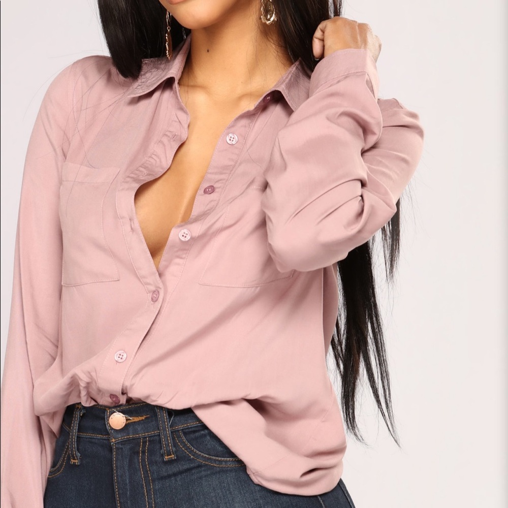 Fashion Nova you better work shirt XL NWT Mauve